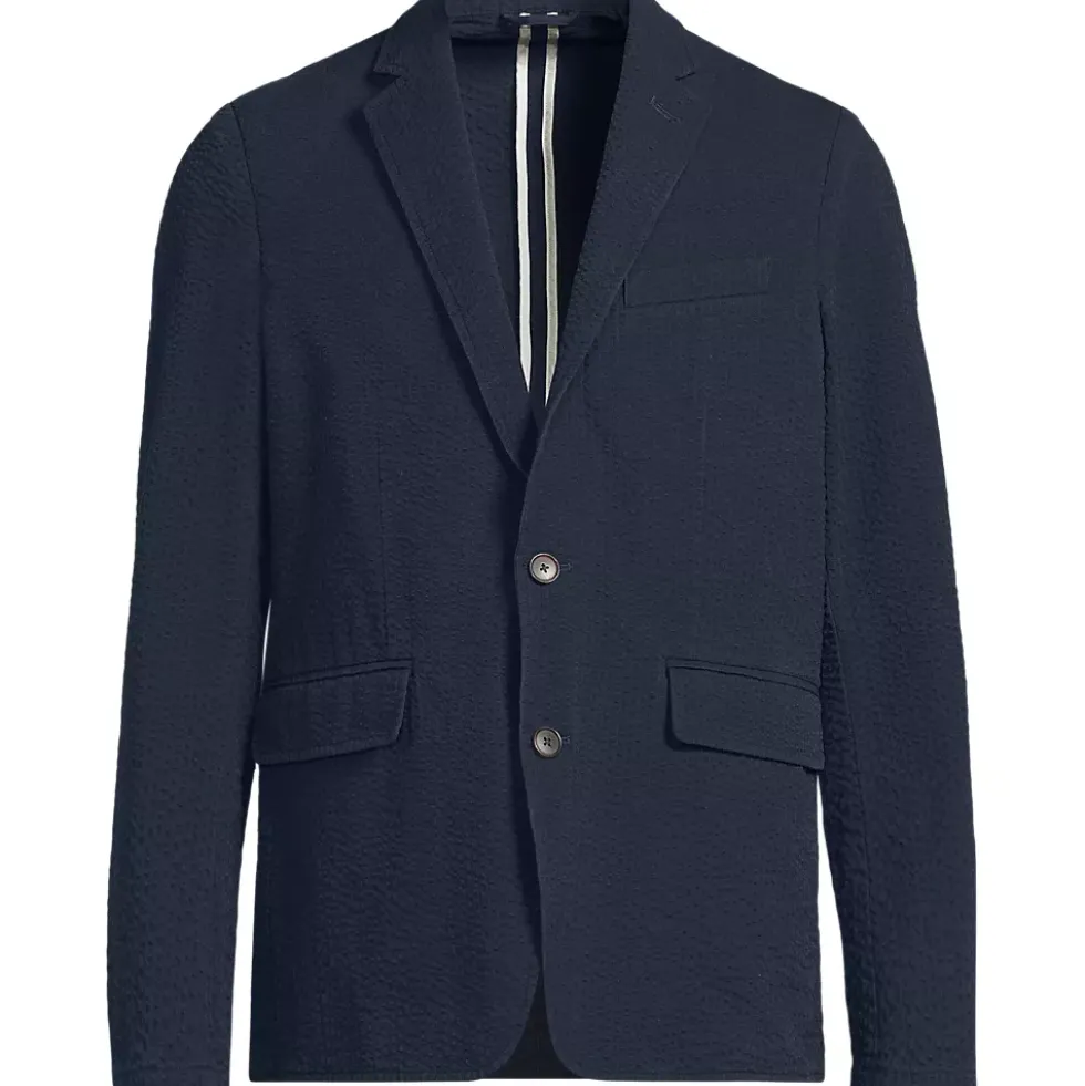 Men's Classic Fit Seersucker Blazer