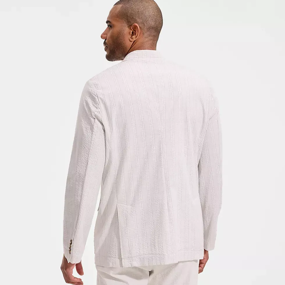 Men's Classic Fit Seersucker Blazer