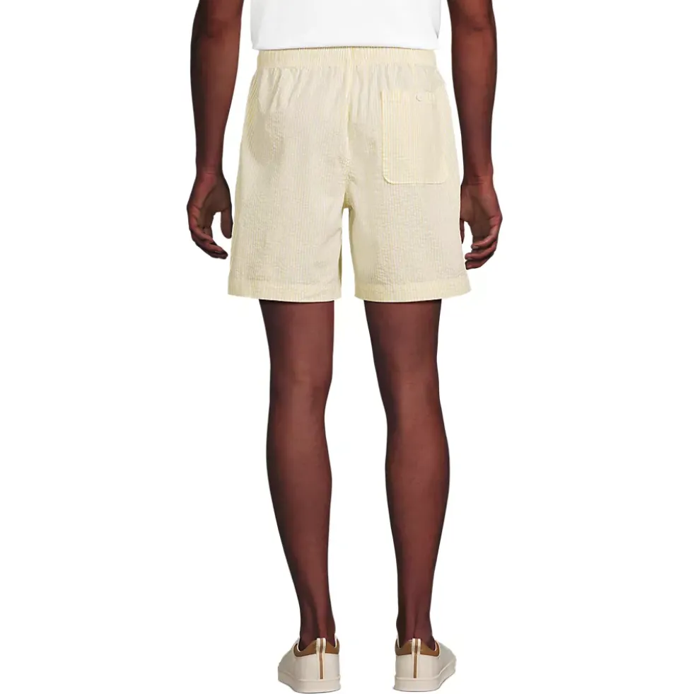 Men's 7" Classic Fit Seersucker Deck Short