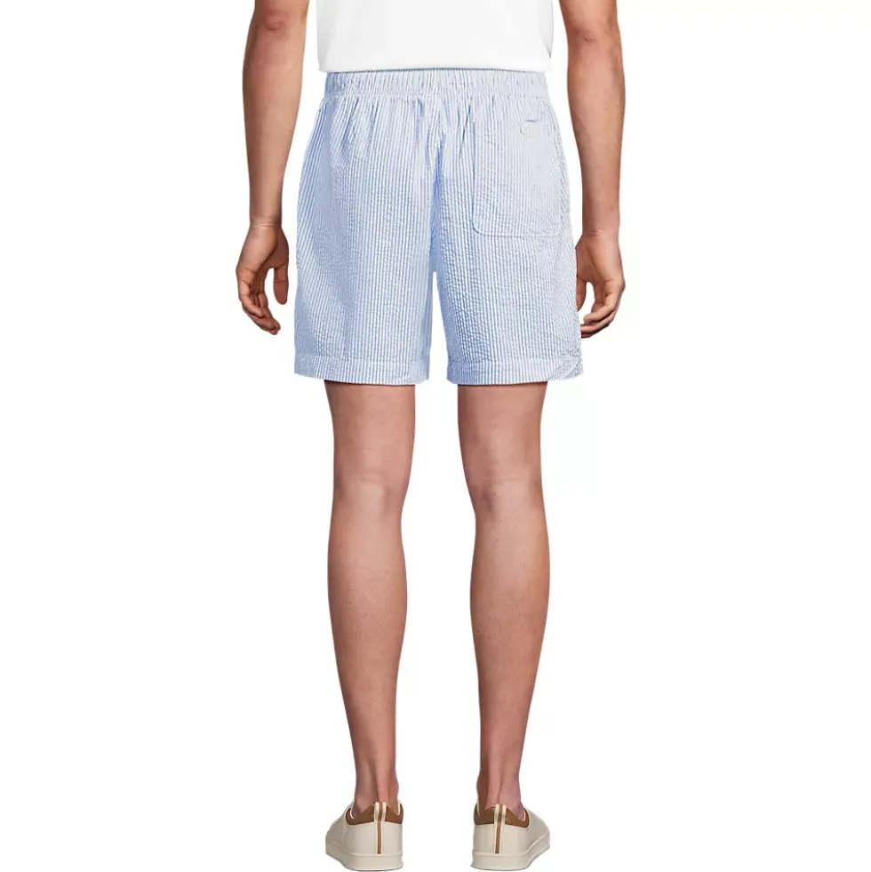 Men's 7" Classic Fit Seersucker Deck Short