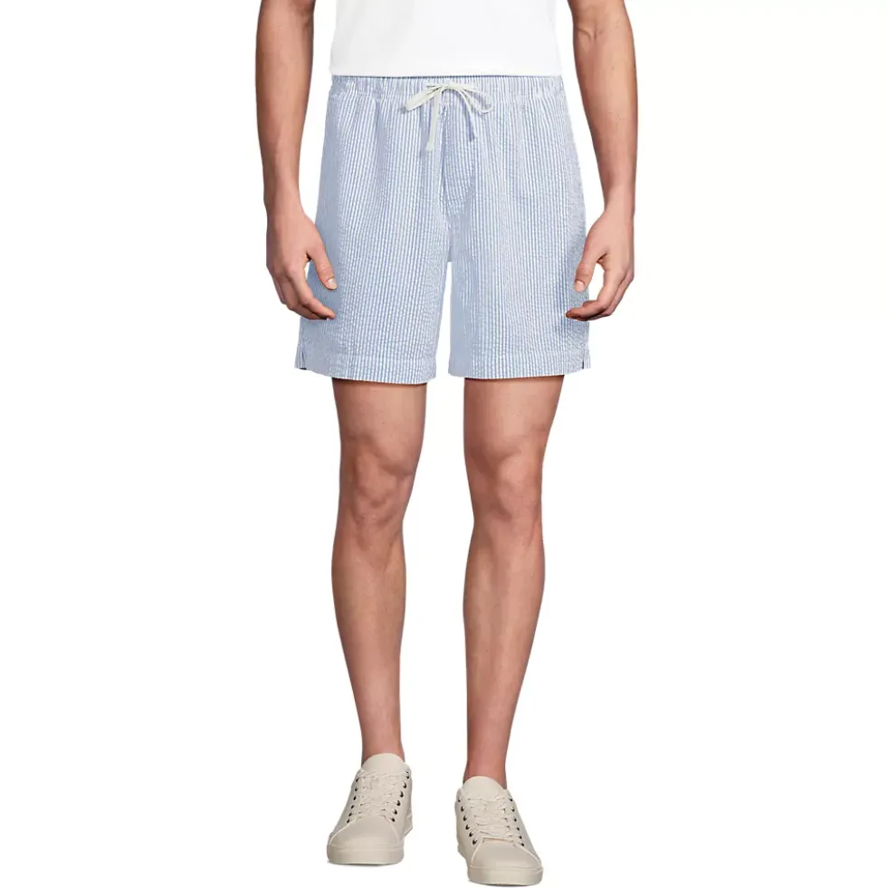 Men's 7" Classic Fit Seersucker Deck Short
