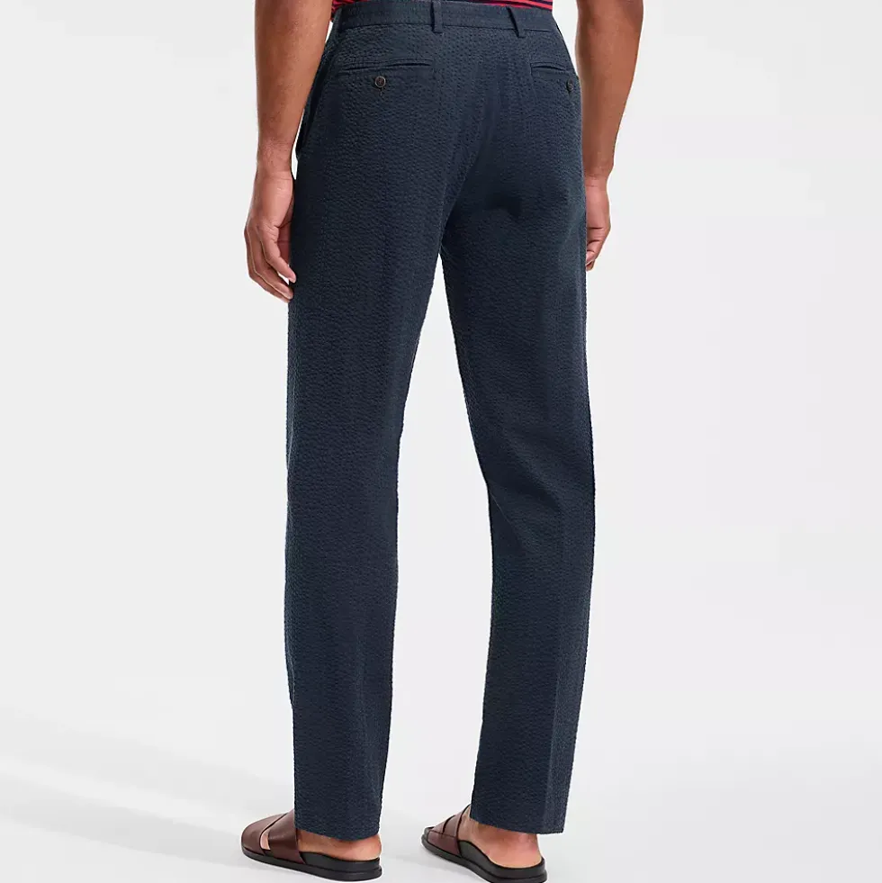Men's Classic Fit Seersucker Polished Trouser