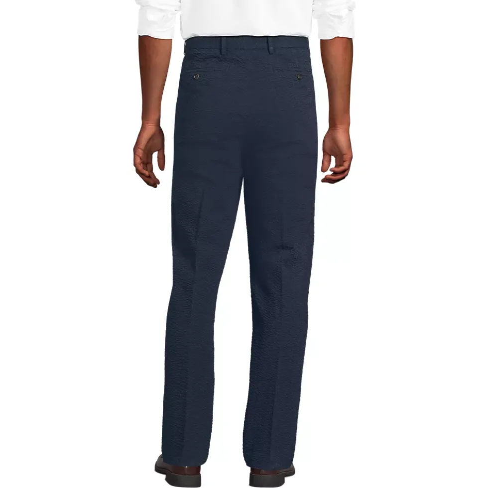 Men's Classic Fit Seersucker Polished Trouser