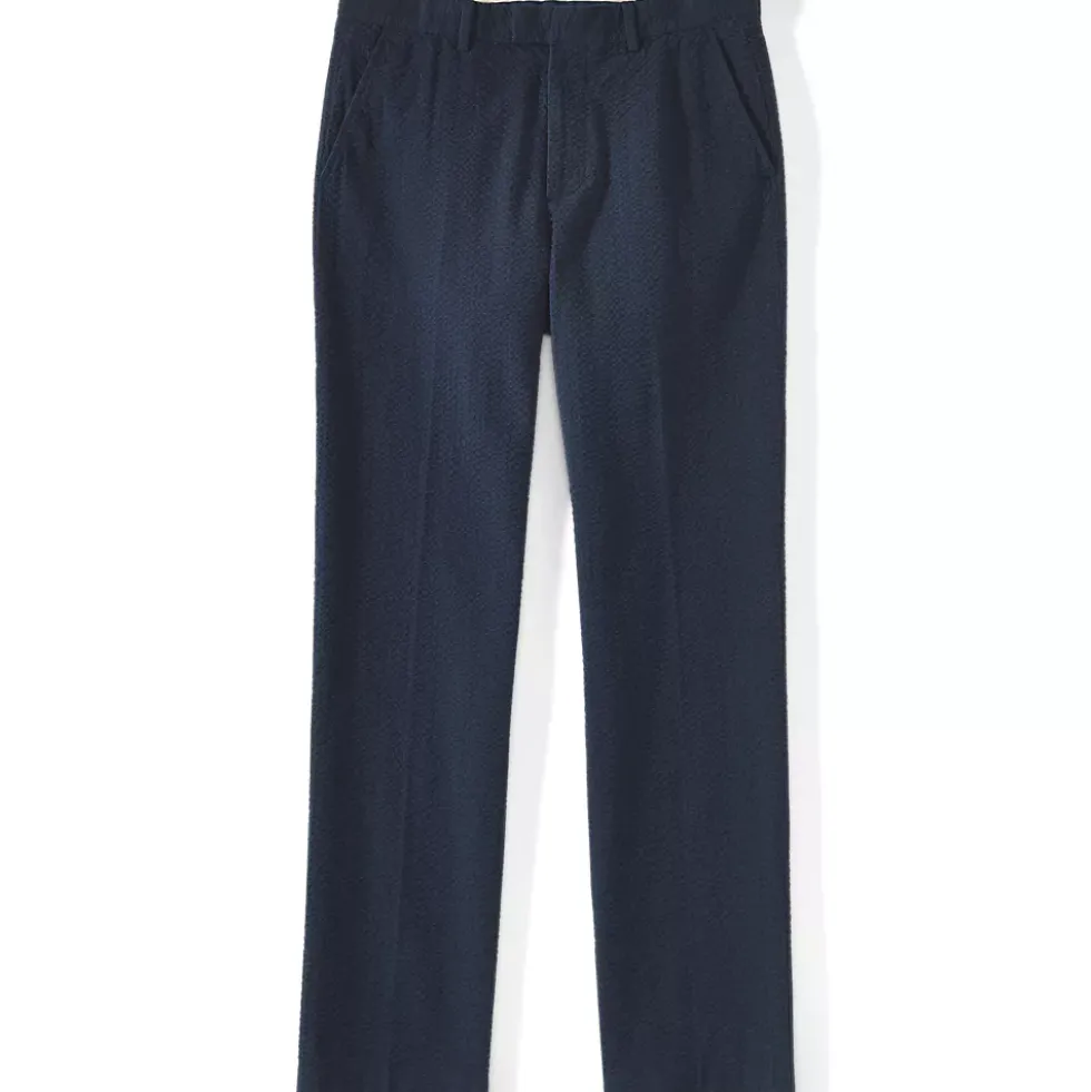 Men's Classic Fit Seersucker Polished Trouser