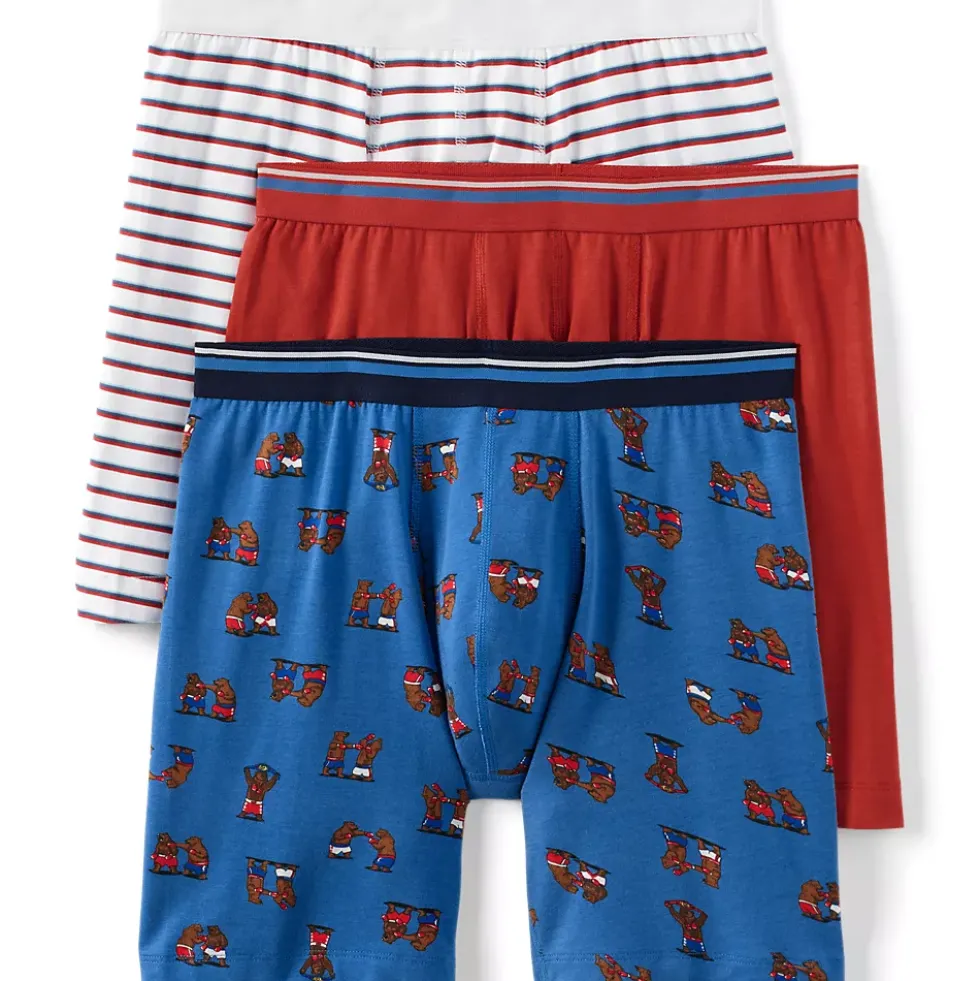 Men's Comfort Knit Boxer Brief 7" Inseam