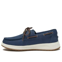 Men's Comfort Leather Slip On Boat Shoes