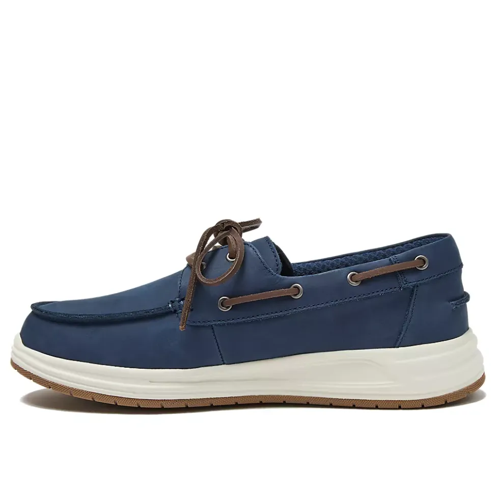 Men's Comfort Leather Slip On Boat Shoes