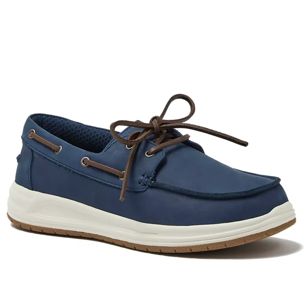 Men's Comfort Leather Slip On Boat Shoes
