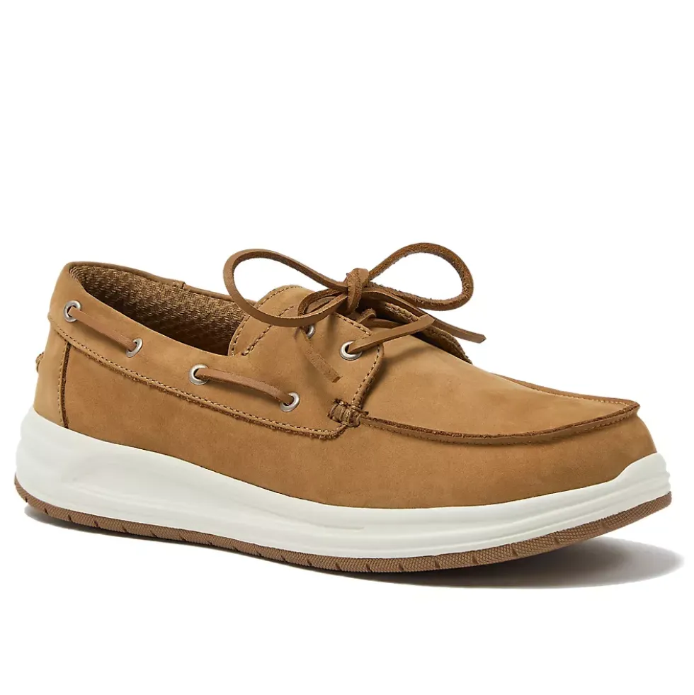 Men's Comfort Leather Slip On Boat Shoes