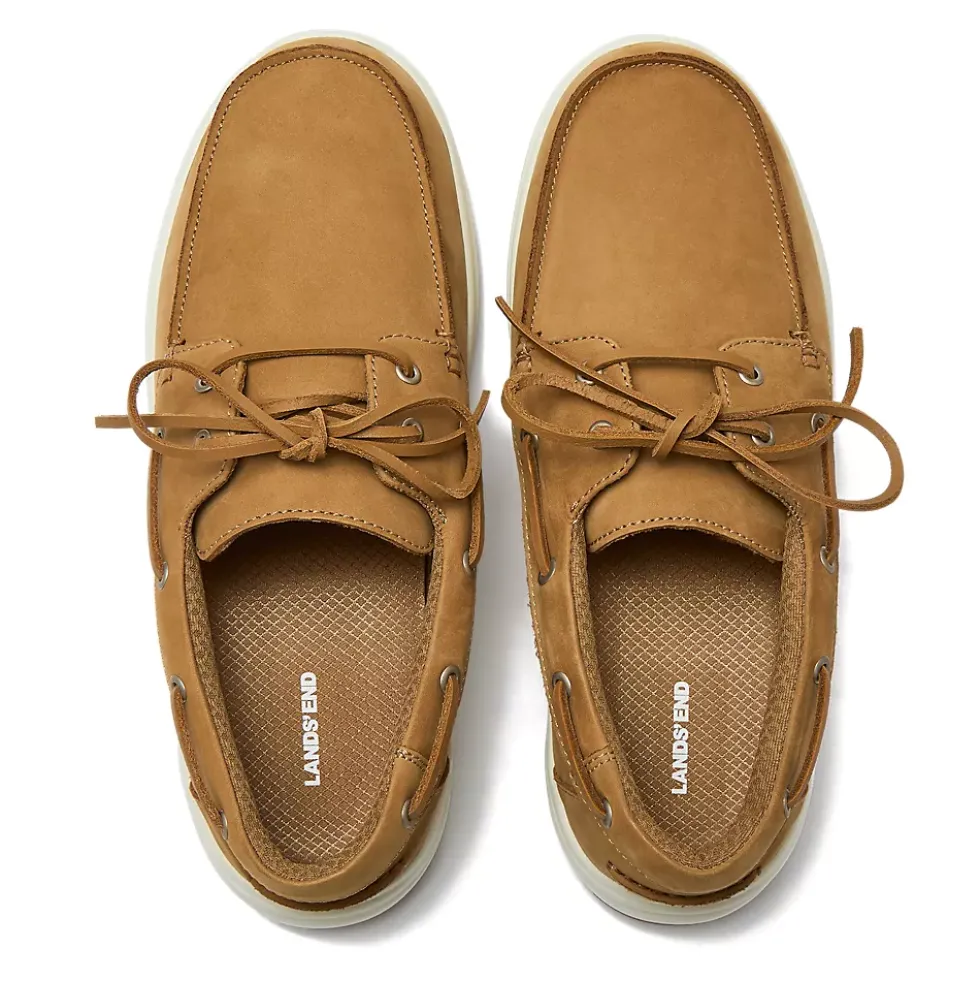 Men's Comfort Leather Slip On Boat Shoes