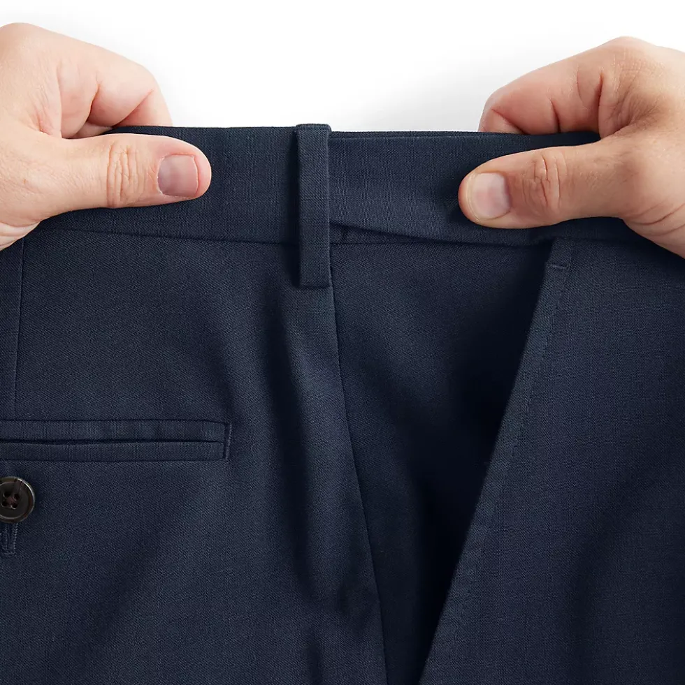 Men's Comfort Waist Year'rounder Stretch Wool Dress Pants