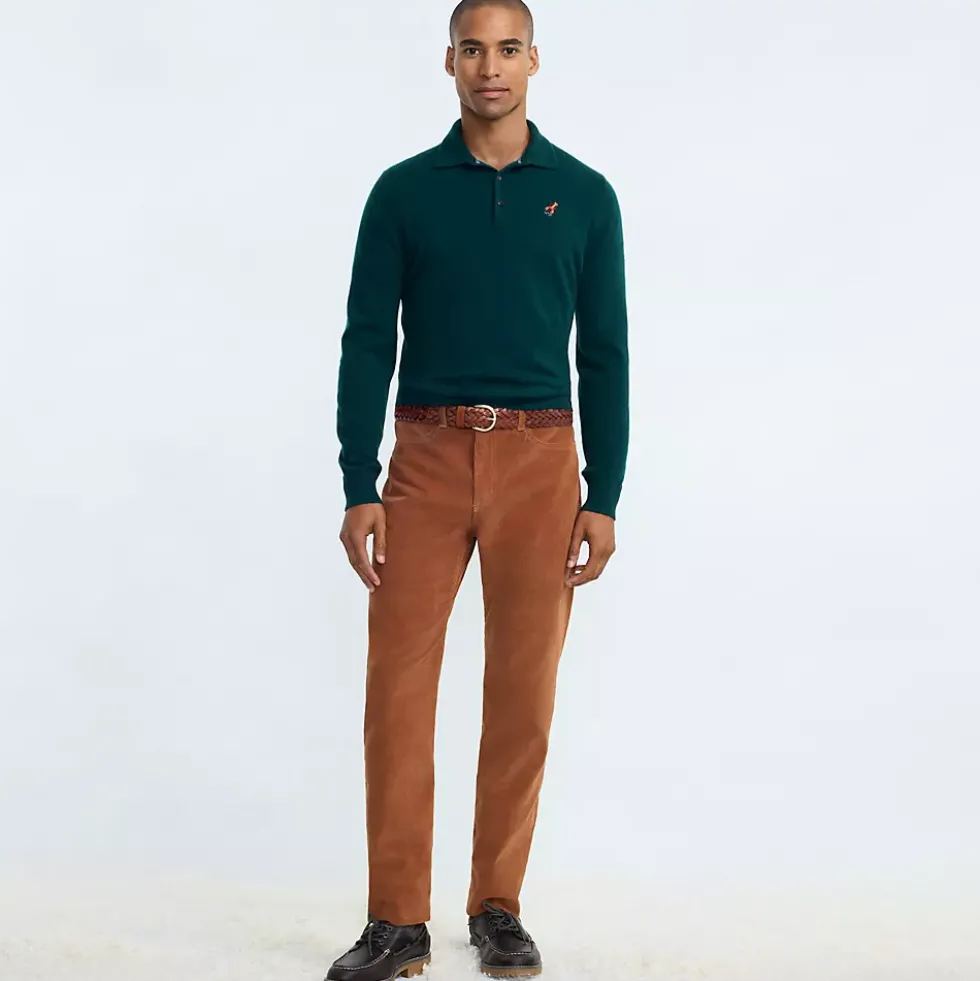 Men's Corduroy Comfort Waist Classic Fit 5 Pocket Pant