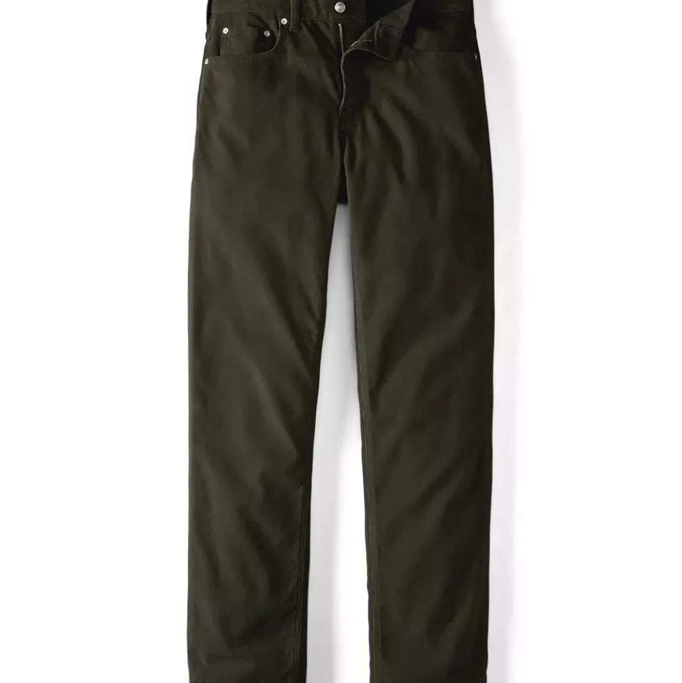 Men's Corduroy Comfort Waist Classic Fit 5 Pocket Pant