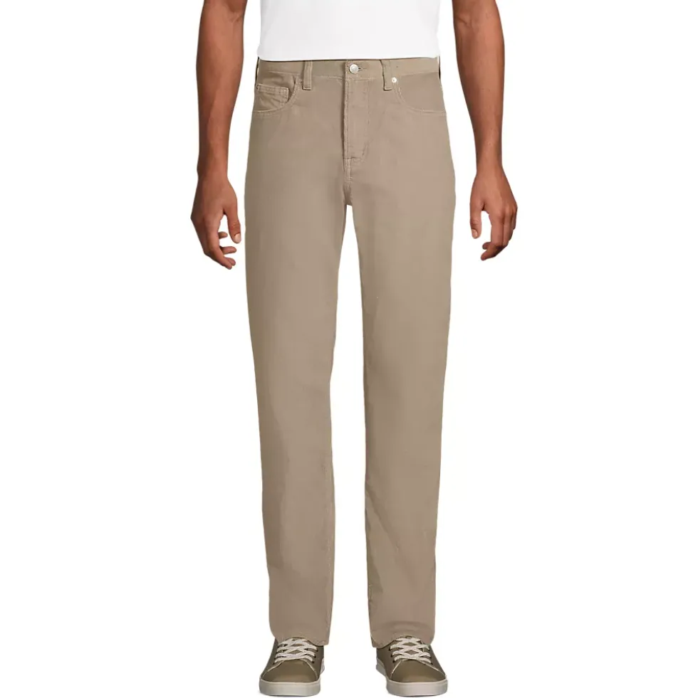 Men's Corduroy Comfort Waist Classic Fit 5 Pocket Pant