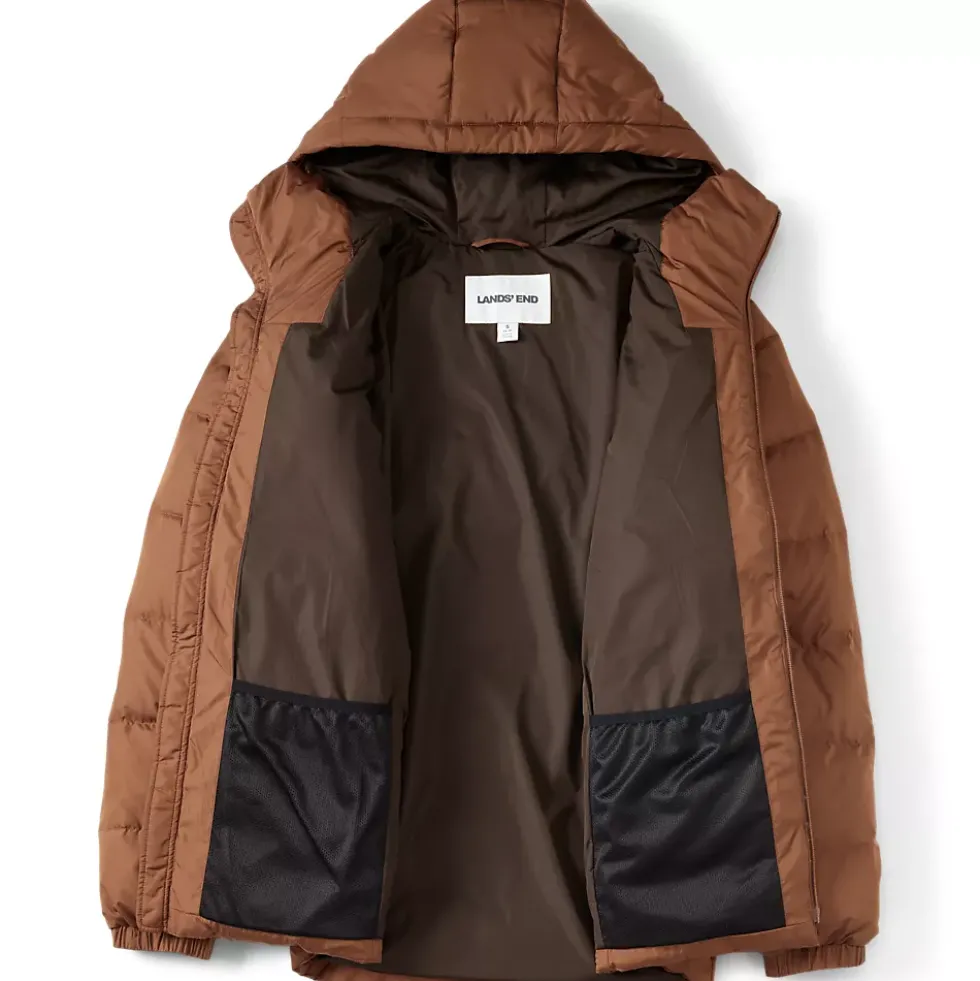 Men's Corduroy Max 600 Down Puffer Hooded Jacket