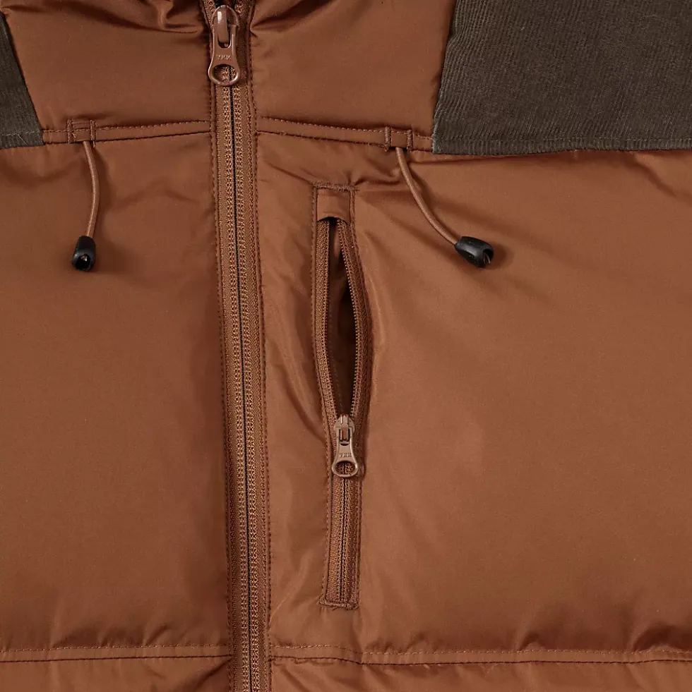 Men's Corduroy Max 600 Down Puffer Hooded Jacket