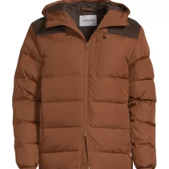 Men's Corduroy Max 600 Down Puffer Hooded Jacket