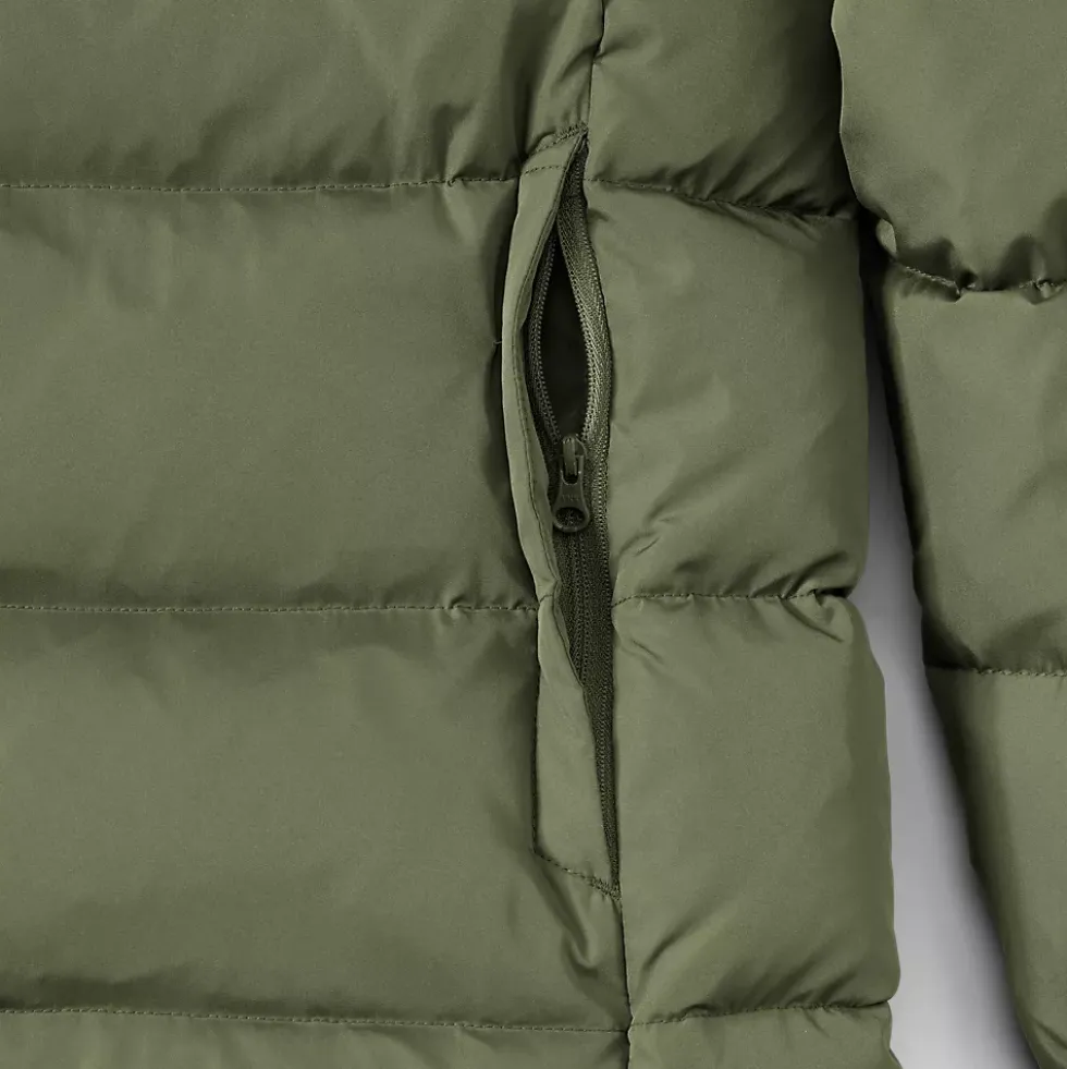 Men's Corduroy Max 600 Down Puffer Hooded Jacket