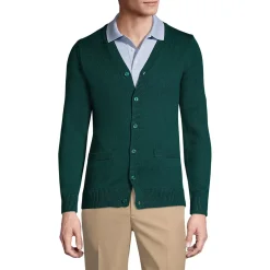 Men's Cotton Modal Button Front Cardigan Sweater