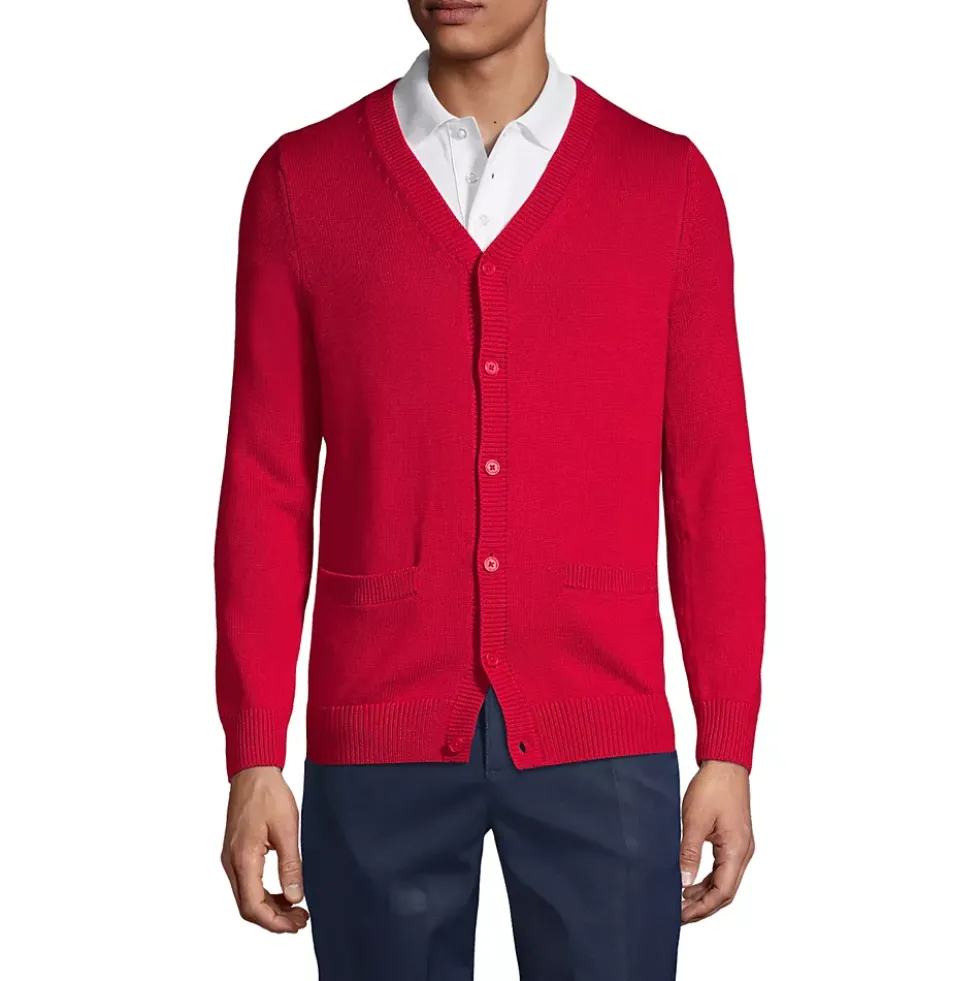 Men's Cotton Modal Button Front Cardigan Sweater