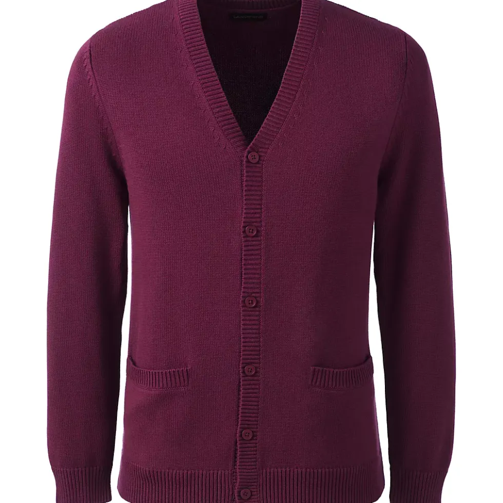 Men's Cotton Modal Button Front Cardigan Sweater
