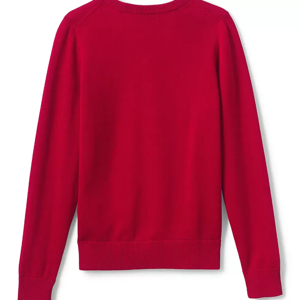 Men's Cotton Modal Fine Gauge V-neck Sweater