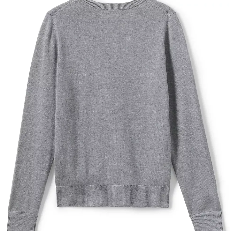 Men's Cotton Modal Fine Gauge V-neck Sweater