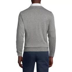 Men's Cotton Modal Fine Gauge V-neck Sweater