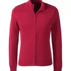 Men's Cotton Modal Zip Front Cardigan Sweater