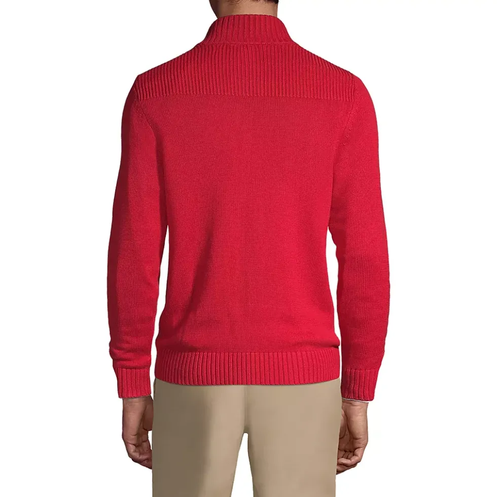 Men's Cotton Modal Zip Front Cardigan Sweater