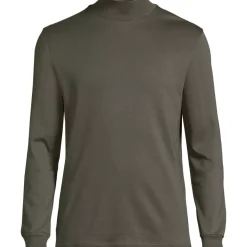 Men's Cotton Supima Mock Turtleneck
