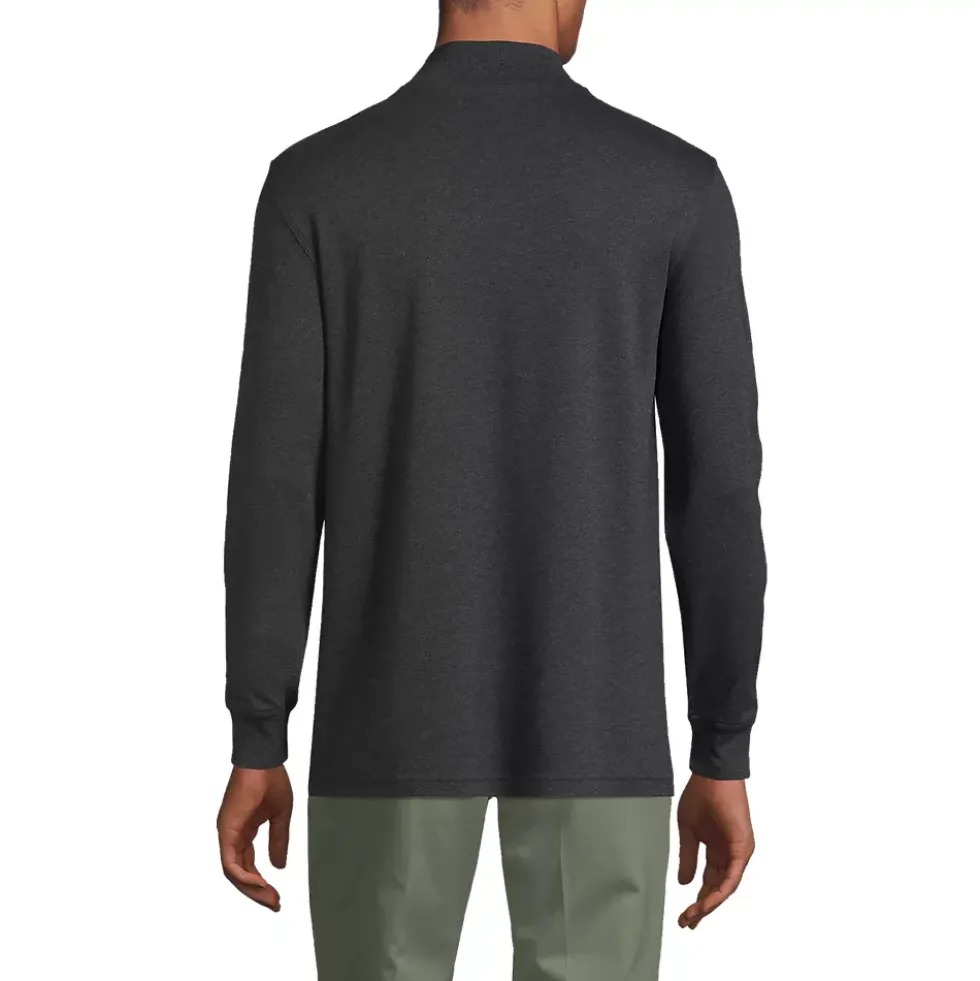 Men's Cotton Supima Mock Turtleneck