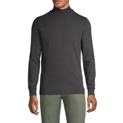 Men's Cotton Supima Mock Turtleneck