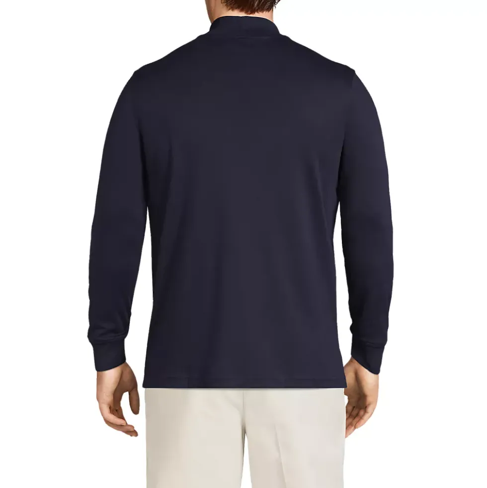 Men's Cotton Supima Mock Turtleneck