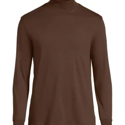 Men's Cotton Supima Mock Turtleneck