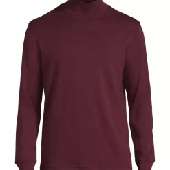 Men's Cotton Supima Mock Turtleneck