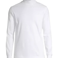Men's Cotton Supima Mock Turtleneck