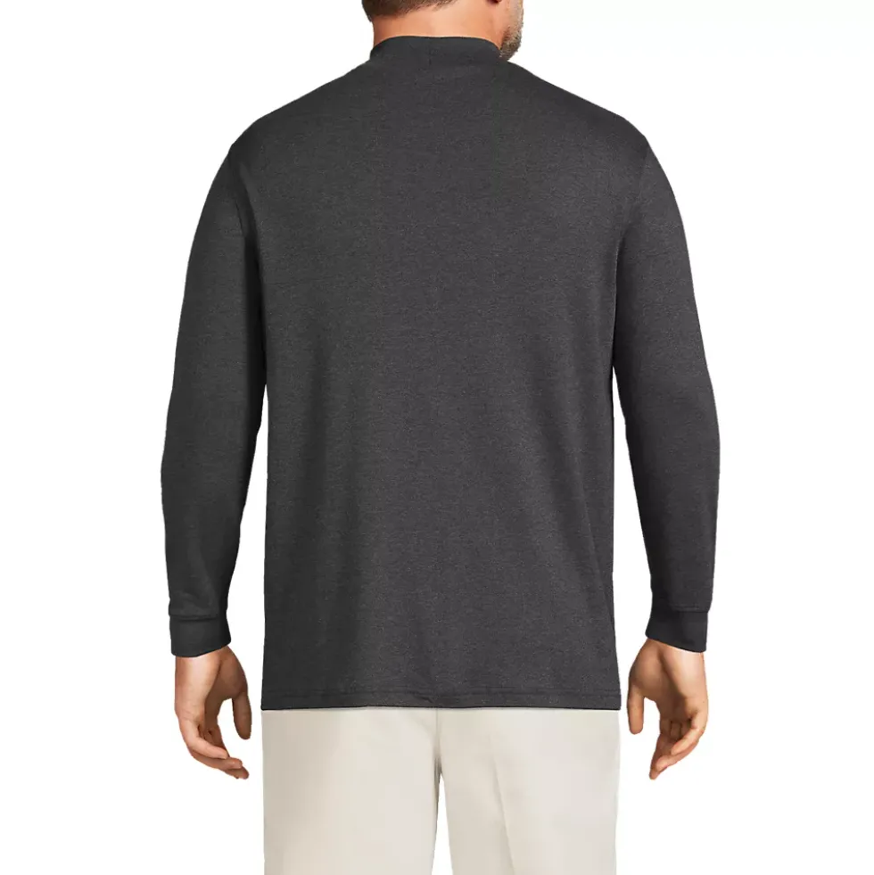 Men's Cotton Supima Mock Turtleneck