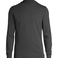 Men's Cotton Supima Mock Turtleneck