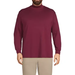Men's Cotton Supima Mock Turtleneck