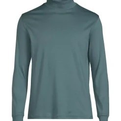 Men's Cotton Supima Mock Turtleneck