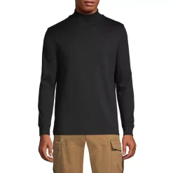 Men's Cotton Supima Mock Turtleneck