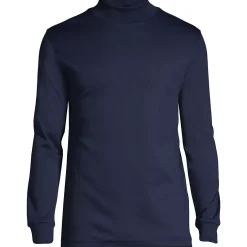 Men's Cotton Supima Mock Turtleneck