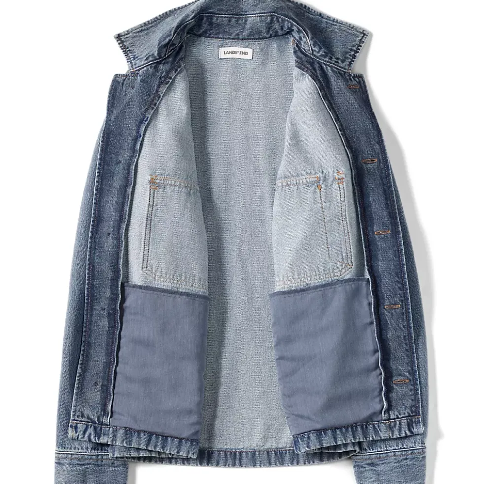 Men's Denim Utility Shirt Jacket