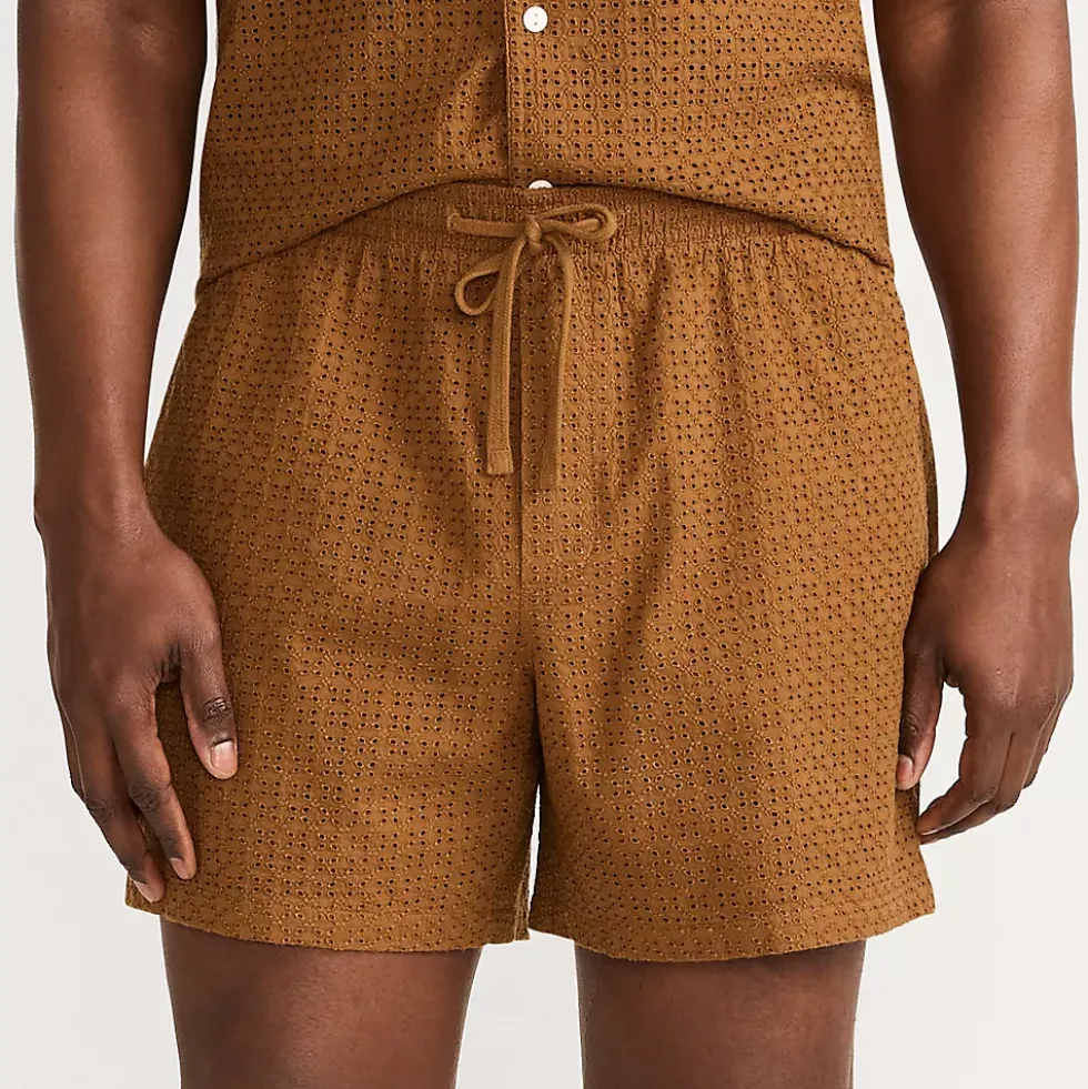 Men's 5.5" Eyelet Easy Shorts - Set Bottom