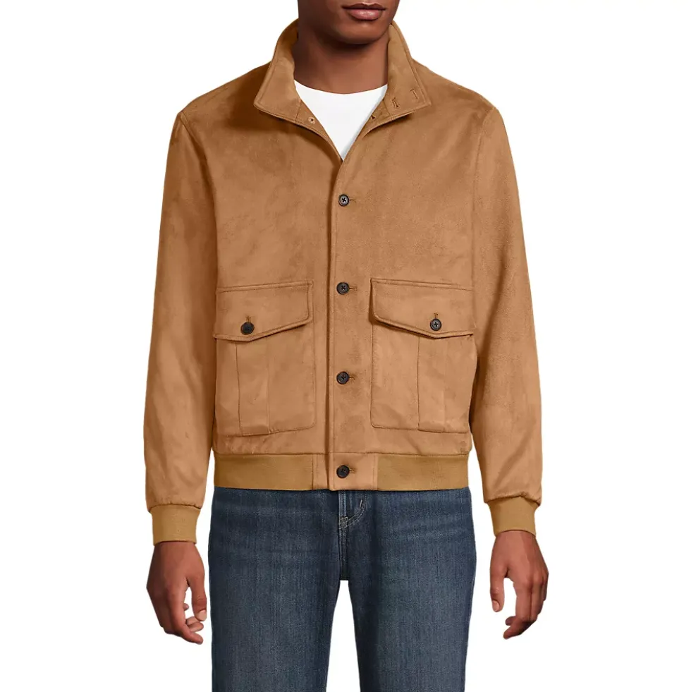 Men's Faux Suede Jacket