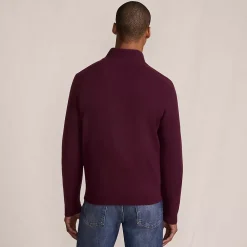 Men's Fine Gauge Cashmere Quarter Zip