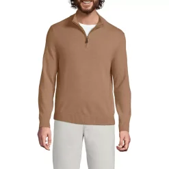 Men's Fine Gauge Cashmere Quarter Zip