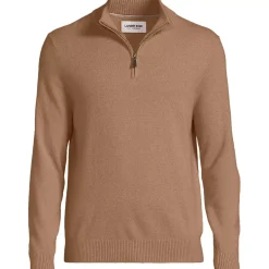 Men's Fine Gauge Cashmere Quarter Zip