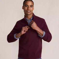 Men's Fine Gauge Cashmere Quarter Zip